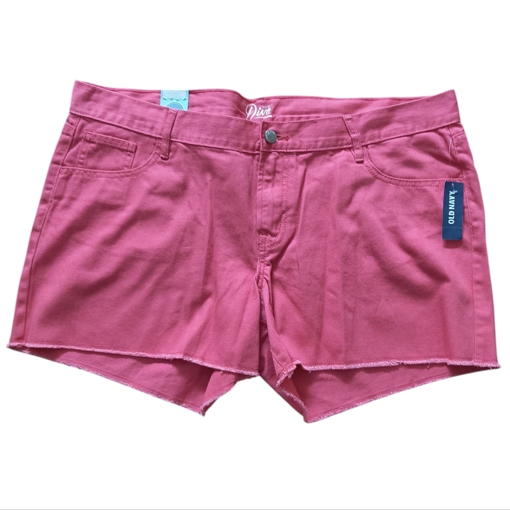 NWT Old Navy Salmon Colored "The Diva" Shorts Size 16